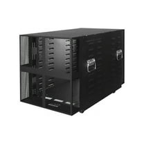 RackSolutions 12U Portable Server Rack, Adjustable Depth, Lockable, Casters Included