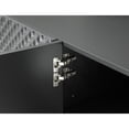 thumbnail image 5 of Whiteline Modern Living Harper Buffet Large, Matte Dark Grey Lacquer, Black Metal Powder-Coated Base, 5 of 7