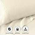 thumbnail image 4 of Superior Cotton Blend 800 Thread Count Sheet Set, California King, Ivory, 4 of 5