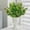 Pink, variant on Votnto Artificial Milan Grass Bundle, Fake Greenery Plant Stem with Colorful Flowers for Indoor Outdoor Home Garden Window Box Arrangement Decor 13.39IN