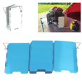 thumbnail image 1 of Parabrisas Plegables Para Estufa De Camping, Evita Quemaduras, Parabrisas De Aluminio Para Estufa Al Aire Libre, 9 Placas Con Bolsa De Transporte Para Acampar, 1 of 7