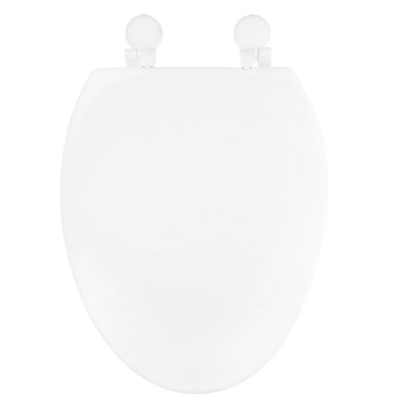 Milisten Thickened White Foam Toilet Seat Cover Easy to Clean Comfortable Toilet Seat