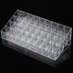 thumbnail image 4 of Saluaqui Soporte para Lápiz Labial de 36 Rejillas, Vitrina Transparente para Lápiz Labial, Organizador de Cepillos de Umas, Caja de Almacenamiente de Cosmética Para El Hogar y, 4 of 7