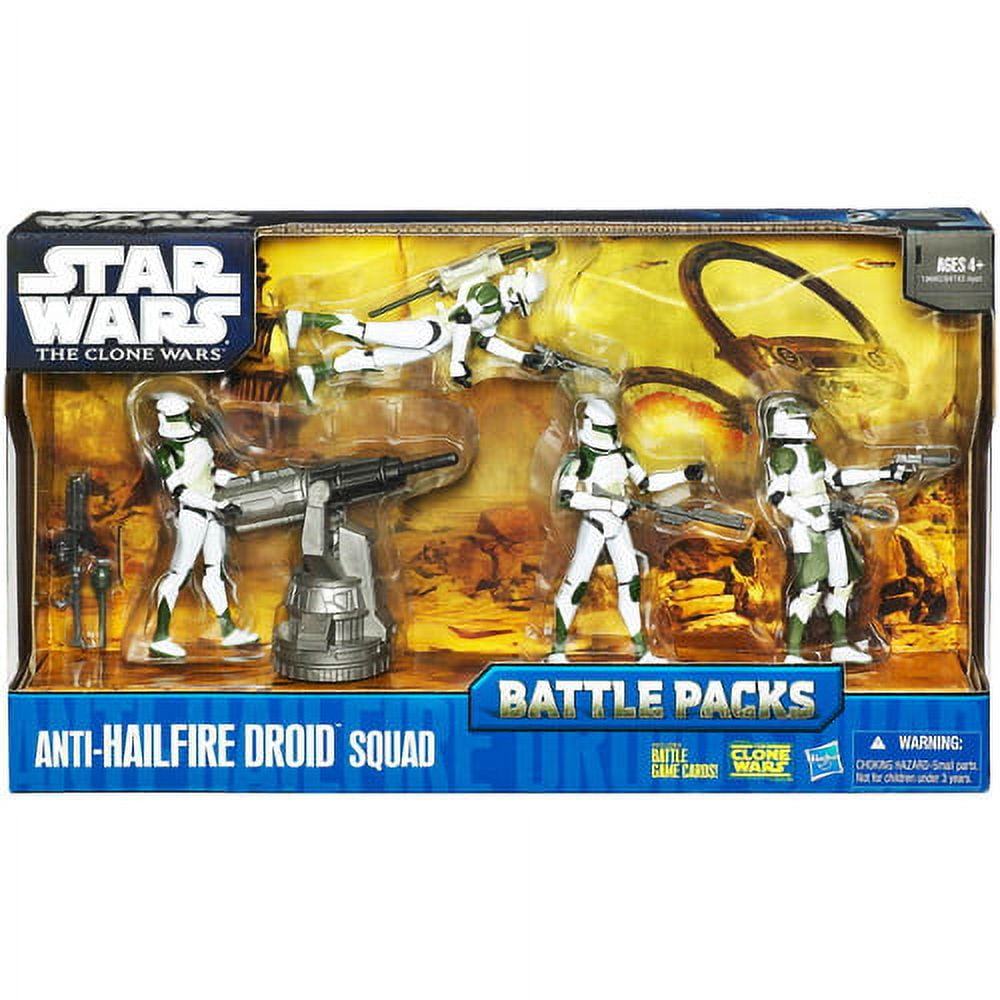 Star Wars The Clone Wars Battle Packs, Anti-Hailfire Droid Squad