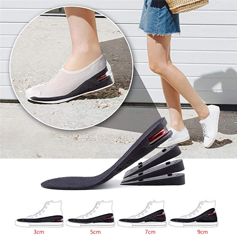 NEW Height Increase Elevator Shoes Insole Lift Kit Heels Inserts for Women Men 