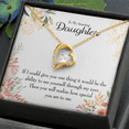 thumbnail image 5 of To My Daughter Ability to See Yourself Forever Necklace w Message Card, 5 of 20