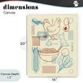 thumbnail image 4 of Stupell Industries Modern Minimalist Ramen Ingredients Canvas Art, 16 x 20, by Tobe Fonseca, 4 of 8
