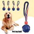 thumbnail image 2 of Koiauber Dog Chew Ball Toy for Aggressive Chewers Embossed Texture Interactive Fetch Bouncy Ball Toy for Large Medium Small Dogs, 2 of 8