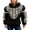 Black, variant on Men's Fuzzy Sherpa Pullover Hoodie 3D Printed Long Sleeve Sport Pocket Military Hoodies Winter Gym Hooded Sweatshirts Grey L