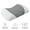 Two-tone gray, variant on Alignex Pro Sciatica Pillow – Ergonomic Memory Foam Lumbar Support Pillow for Bed, Lower Back Support Pillow for Sleeping, Waist Support Cushion for Side, Back, and Stomach Sleepers(gray)
