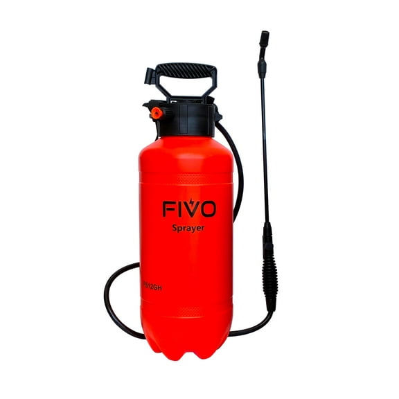 FIVO 2 Gallon Lawn and Garden Pump Pressured Sprayer for All Purpose Cleaning Watering Weeds