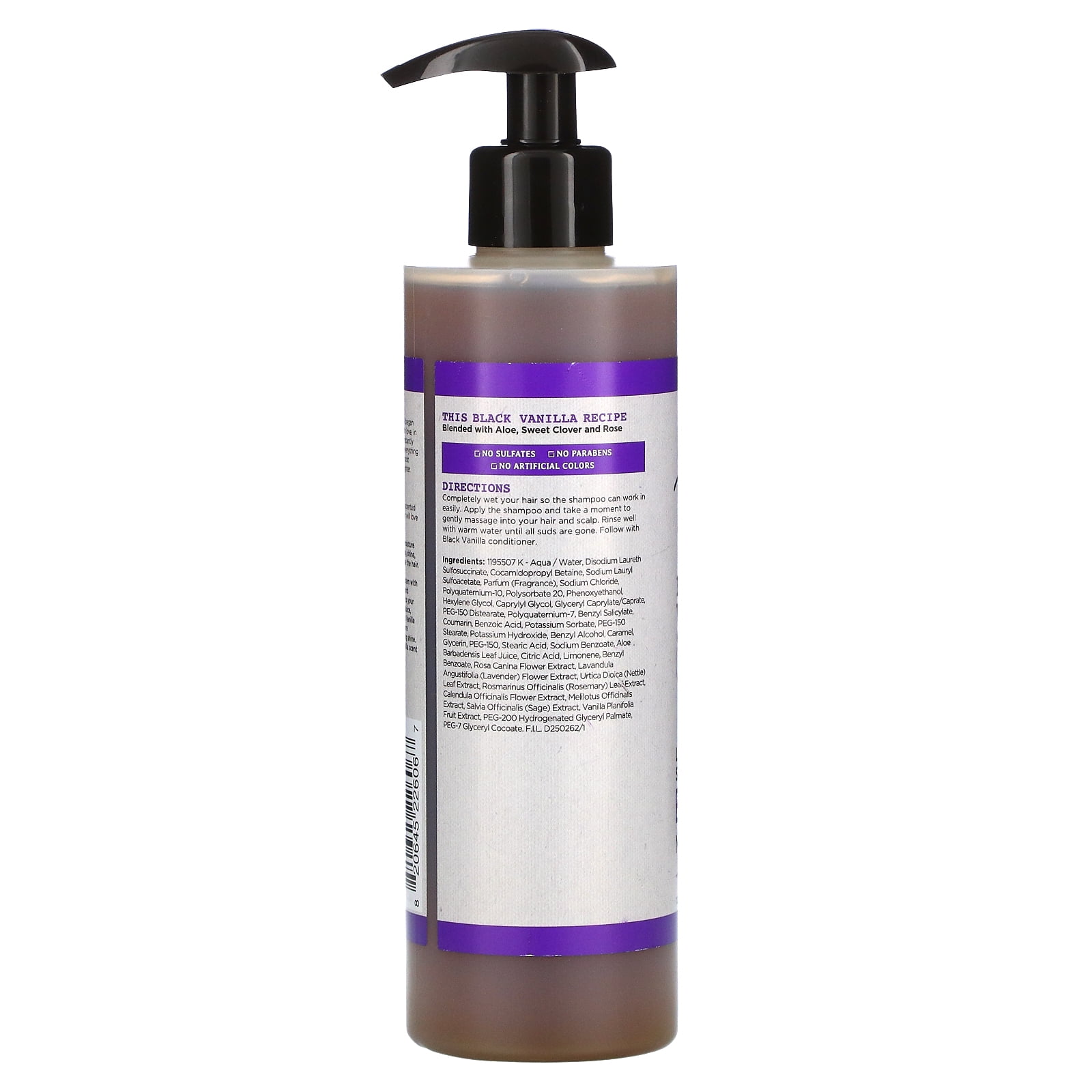 Carol's Daughter, Black Vanilla, Moisture & Shine System, Luscious Moisture Shampoo, For Dry, Dull & Brittle Hair, 12 fl oz (355 ml) Pack of 2