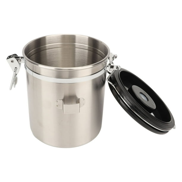 Recipiente hermético ANGGREK Acero inoxidable Bote de café con cuchara