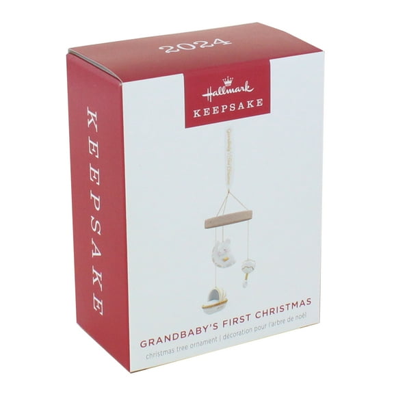 Hallmark 2024 Ornament Grandbaby's First Christmas 2024 Porcelain Ornament