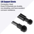 thumbnail image 3 of Unique Bargains 2 Pcs Rear Tailgate Lift Support Gas Struts Gas Spring Shock for BMW 325i 2006 Sedan Black, 3 of 7