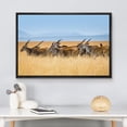 thumbnail image 3 of wall26 Framed Canvas Print Wall Art Wild African Safari Jungle Antelope Gazelle Nature Animals Photography Realism Rustic Scenic Landscape Colorful for Living Room, Bedroom, Office - 24"x36&quot, 3 of 5