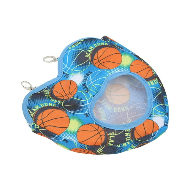 LYUMO Rabbit Feeder Bag Basketball Pattern Heart Shape Hanging Feeder Bag For Small Pet,Hanging Feeding Bag For Rabbit