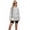Grey Green, variant on Women Camo Print Crew Neck Long Sleeve Sweatshirt, Loose Side Slit Tunic Pullover Top, Casual Back To School Fall Loose Fit Sweatshirt