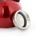 thumbnail image 4 of Mr. Coffee Kassel 2.1 Quart Stainless Steel Whistling Tea Kettle in Red, 4 of 5