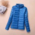thumbnail image 1 of Chaqueta de plumón corta para mujer, Parkas con cuello alto, Abrigo acolchado de algodón cálido, Tops de talla grande, otoño e invierno, nuevo, 1 of 1