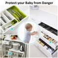 thumbnail image 6 of Child Safety Cabinet Locks, WeGuard Baby Proof Drawer Latches No Drill Child Proof Cabinet Latch Baby Safety Locks for Cabinet Drawer 8 Pack, 6 of 6