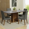 thumbnail image 2 of Juego de Comedor con Mesa de Vidrio y 4 Sillas Madesa Avril MGP, 2 of 9