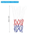 thumbnail image 2 of Uxcell 8 Loops PP Mini Basketball Hoop Net Replacement Rim Nets, White Red Blue 6 Pack, 2 of 6