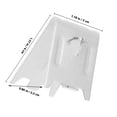 thumbnail image 2 of HONMEET 10Pcs Shelf Hooks Refrigerator Shelf Clips for Garage Cabinet Space Optimization, 2 of 6