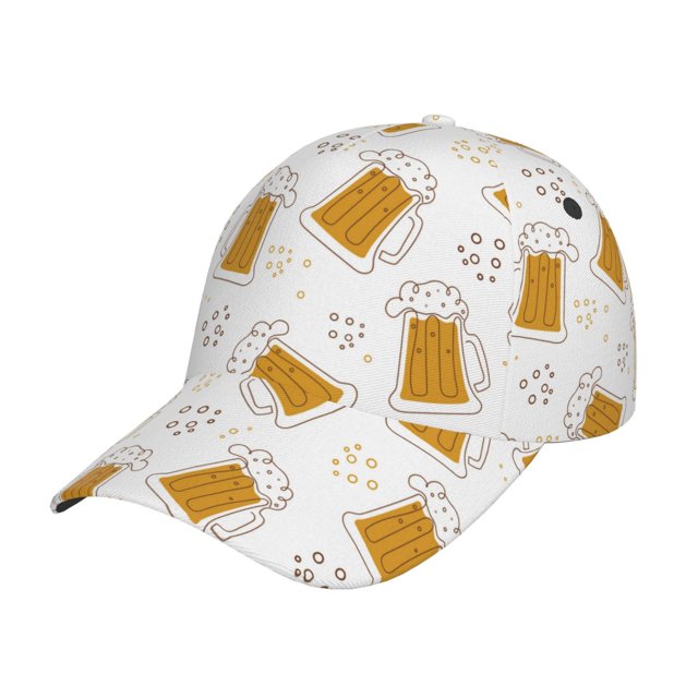 Balery Beer Gorra de béisbol de tamaño ajustable para correr, entrenar y actividades al aire libre. Gorra de papá para todas las estaciones.