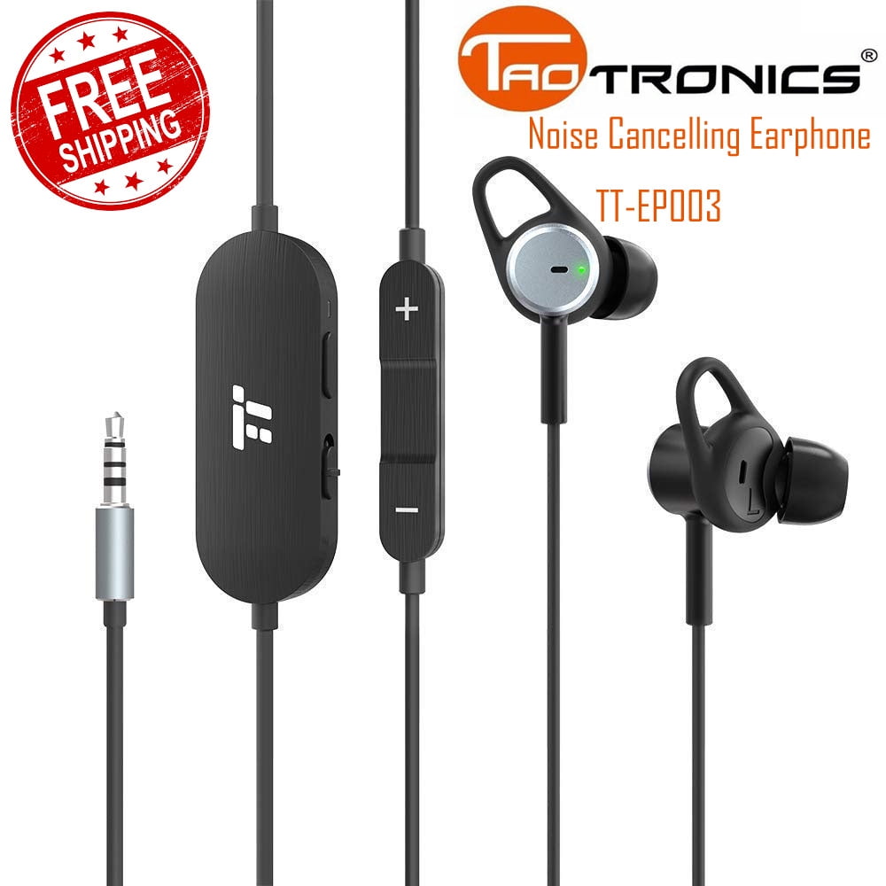 active noise cancelling earphones wired