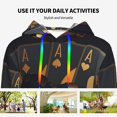 thumbnail image 4 of Wukai Casino Cards Poker Print Womens Hoodies Fleece Sweatshirts Long Sleeve Sweaters Pullover Fall Outfits Winter Clothes-Large, 4 of 7