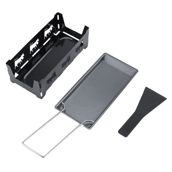 Raclette - Non-Stick Portable Raclette Rotaster Plateau de Cuisson Cuisinière Ensemble d'outils for la Maison Griller Cuisine