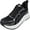 BlackWhite, variant on SUYSTEX Slip in Men Hands Free Wide Toe Box Shoes Slip on Arch Support Wide Sneakers for Running Walking Tennis Athletic Plantar Fasciitis Orthopedic Shoe Zero Drop Cushion Thick Sole Width Shoes