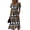 Light Gray, variant on Halloween Dresses for Women Ghost Pumpkin Short Sleeve Funny Dresses V Neck Horror Causal Dress, XL