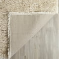 thumbnail image 6 of SAFAVIEH Indie Balfour Solid Polyester Shag Area Rug, Light Beige, 4' x 6', 6 of 12
