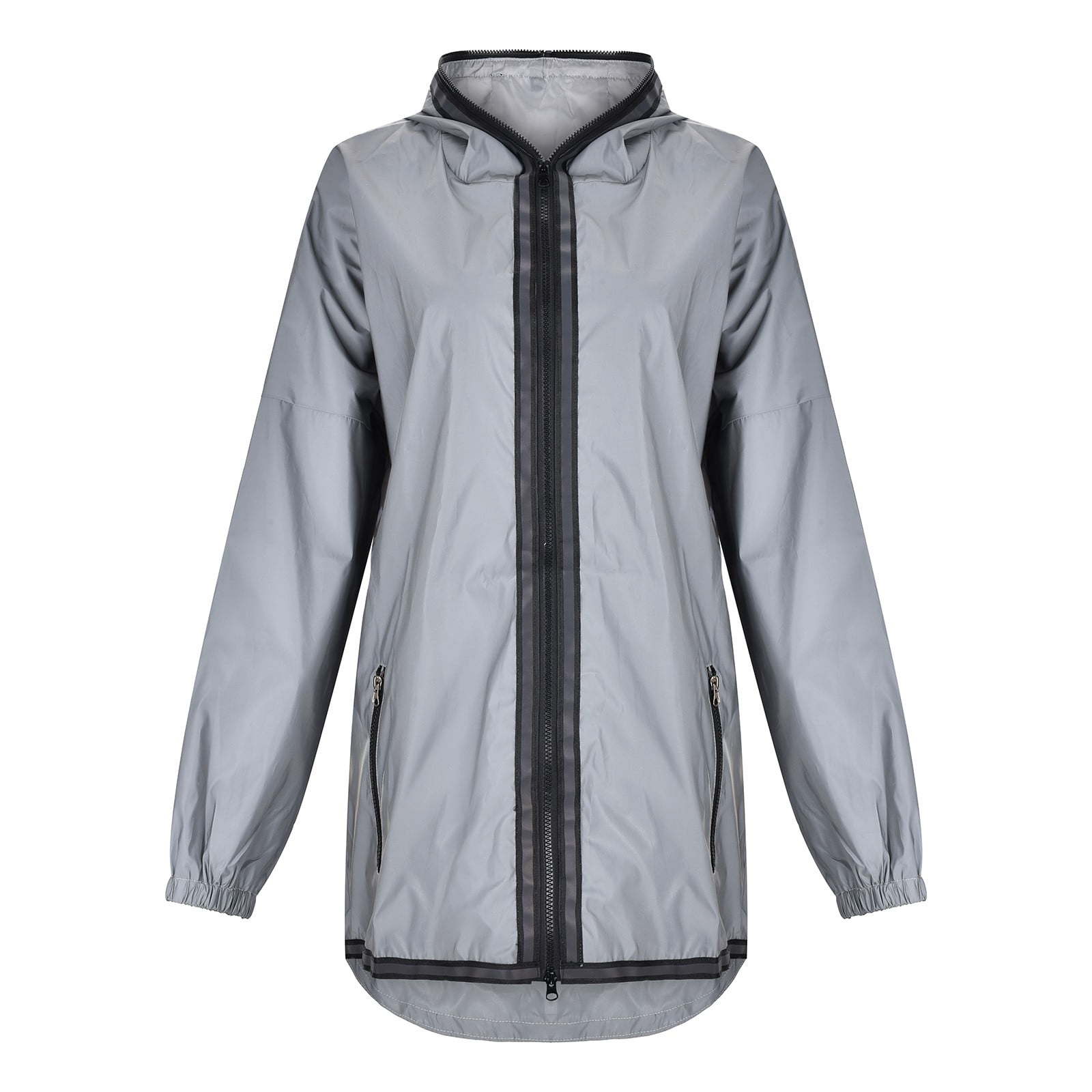 Black reflective coat hot sale