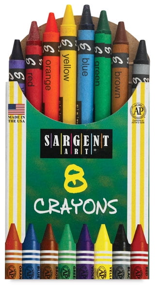 Sargent Best Buy Crayon Classroom Pack - Set of 400, 8 Colors