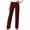 Wine, variant on Women Dress Pants Straight Leg High Waisted Business Pants Casual Work Trousers with Pockets Button Down Elastic Waist Slacks elaxed Boot-Cut Office Pnts Trousers 2026 Spring Office Outfits