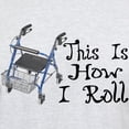 thumbnail image 3 of CafePress - How I Roll Walker Light T Shirt - Men's Classic Graphic T-Shirt, 3 of 4