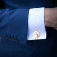 thumbnail image 4 of Elegant Shirt Cufflinks Set Made of Stainless Steel Ideal for Formal Attire - for Special Occasions and Business Meetings, 4 of 6