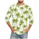 thumbnail image 1 of Tops para hombre, blusas y camisas de cuello redondo y manga corta para hombre, blusas casuales de moda con cuello redondo y manga corta, blusas para hombre, blusas de poliéster para hombre, 1 of 4