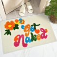 thumbnail image 2 of HAHDAXIA Get Naked Bath Mat Cute Bathroom Rugs Non Slip Microfiber Bath Rugs Funny Bathroom Decor Machine Washable Bath mat for Tub and Shower,20\u201dx32\u201d, 2 of 7