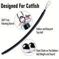 thumbnail image 3 of 5PC Catfish Fishing Rig Drag Weight Drift Drag Sinker Bottom Search Rod Long Lead Sinkers, 3 of 5