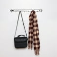 thumbnail image 4 of Unique Bargains Silver Tone Screw Mounted 8 Hooks Coat Towel hook Rack Wall Hanger 1 Pack, 4 of 6