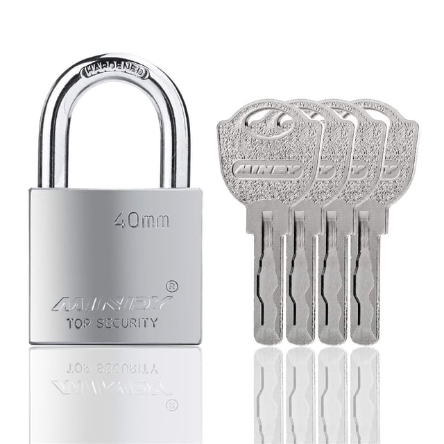 Candado Mindy Heavy Duty de 40 mm, impermeable, de alta seguridad