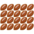 40 Pcs Mini Rugby Toy Pit Balls Football Kids Soccer Child Brown ...