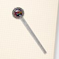 thumbnail image 4 of Chameleon Elegant Vintage Silver Lace-Edged Bookmark: a Thoughtful Gift for Bookworms and Readers, 4 of 5