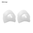 thumbnail image 1 of Shengyu 2pcs Toe Separators Overlapping Toe Straighteners Relieve Portable Foot Spacers, White, L, 1 of 9