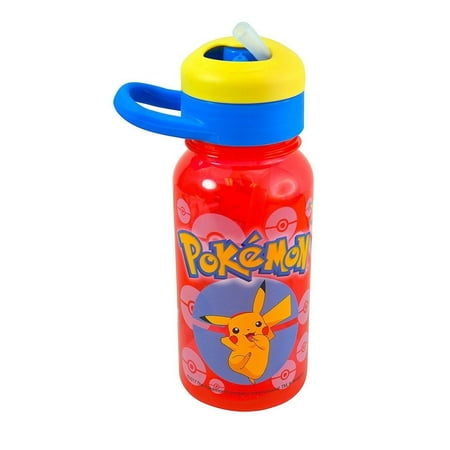 Drink Bottle - Pokemon - Water Bottle - Red - 16oz - w (Best Water Pokemon In Red)