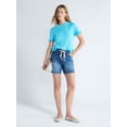 thumbnail image 2 of Free Assembly Women’s Ruffle Trim Sweater with Short Sleeves, Lightweight, Sizes XS-XXL, 2 of 4